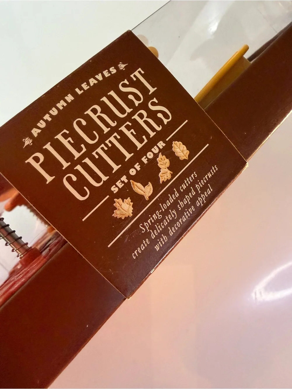 Williams Sonoma Autumn Leaves Piecrust Cutters - NIB from 2010